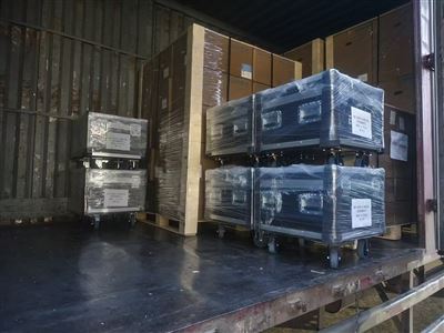 NewVision Six UNITS Electric Stage Hoist ส่งออกไปยังบาห์เรน